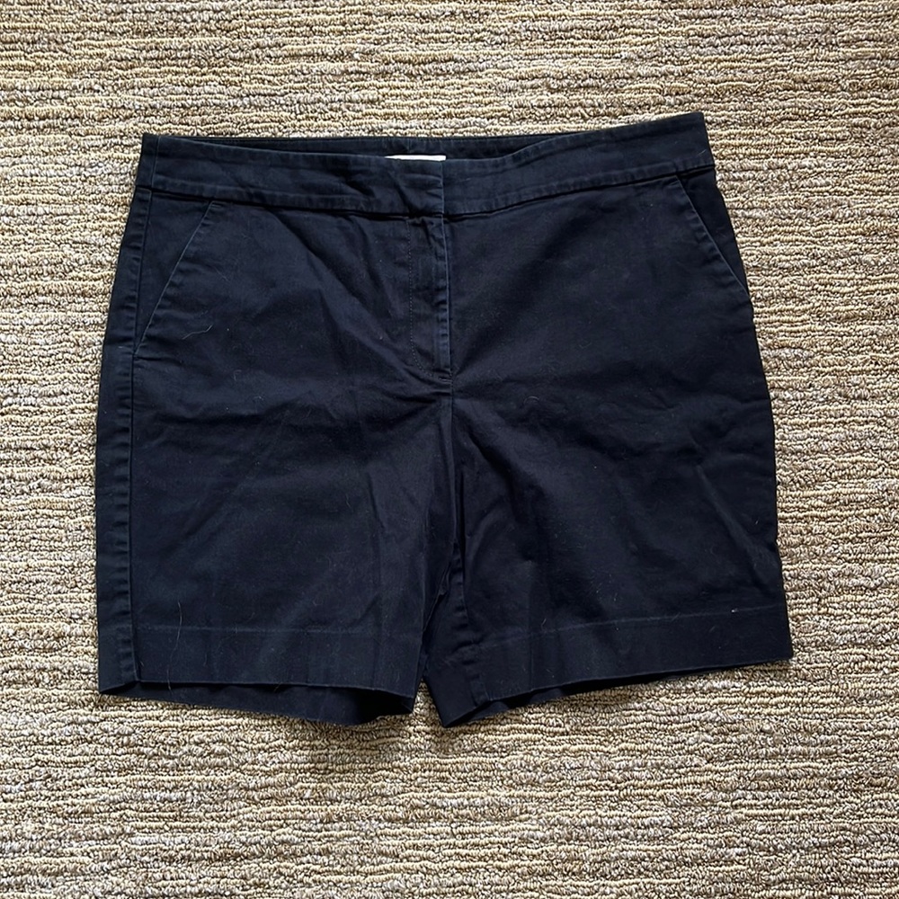 Loft Black Cotton Shorts